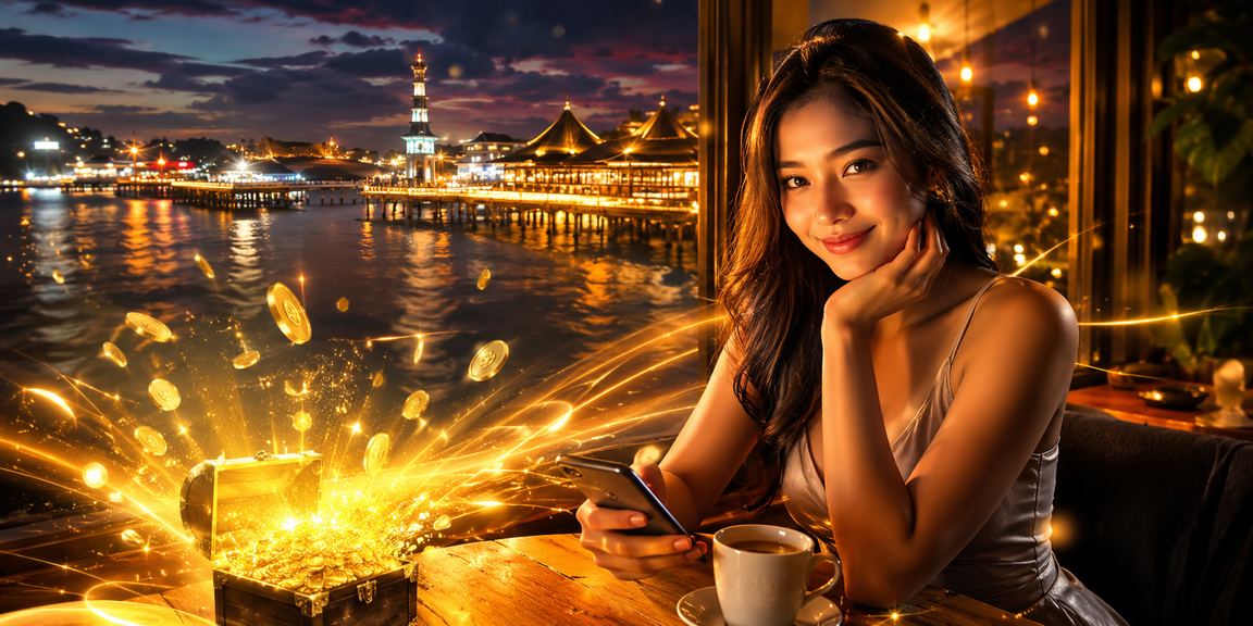 Aplikasi kasino Malaysia di telefon pintar dengan paparan menu yang jelas