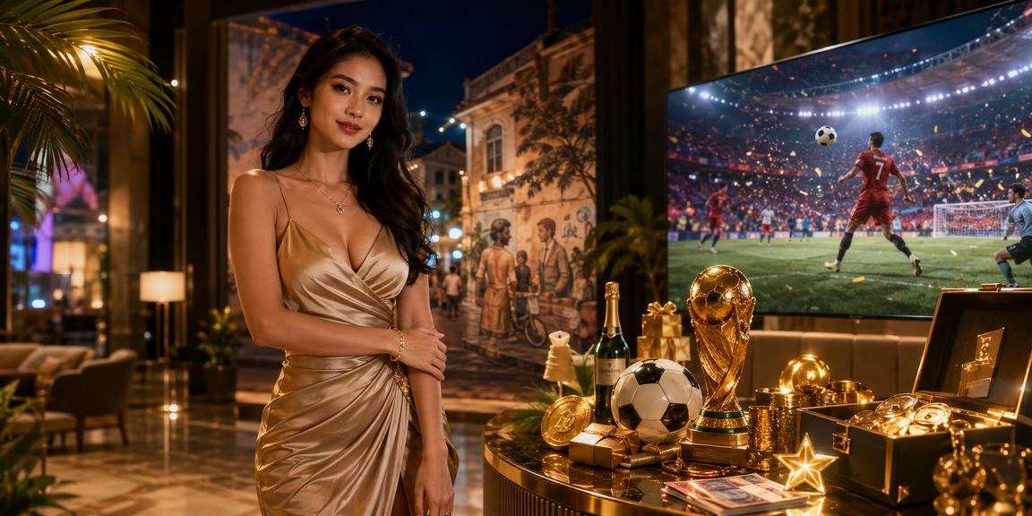 Pertaruhan kasino dan sukan di Penang dengan gaya rekabentuk Malaysia moden